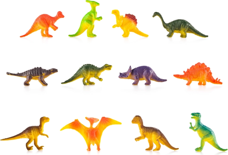 18 colorful dinosaurs for creative play