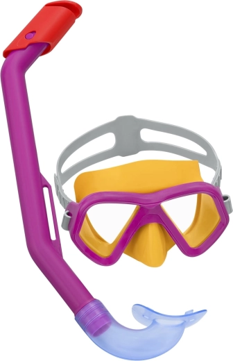 Roosa BESTWAY snorkeldamiskomplekt lastele ja noortele