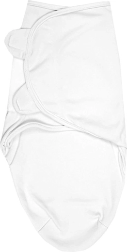EKO cotton swaddle wrap Ulitka ecru (3–6 kg)