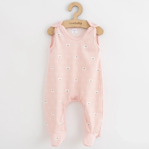 New Baby Classic II beebide sipupüksid karuga, valged 56 (0–3 k)
