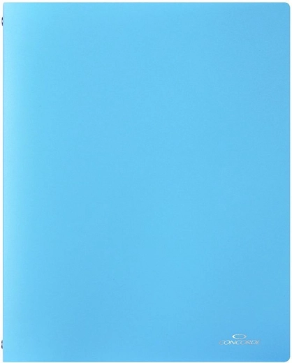 CONCORDE Binder A4, pastel blue, 4 rings