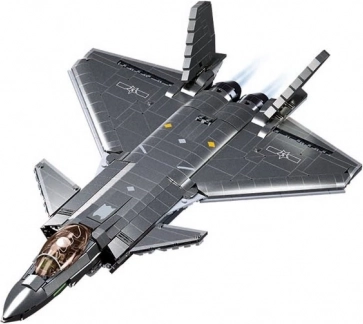 Sluban Army Invisible J-20 Stealth Fighter with Metallic Finish Building Set
