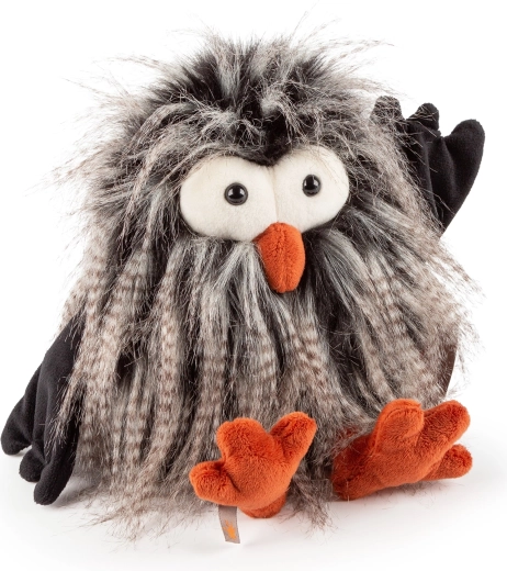 Sigikid plush owl with long fur 22 cm