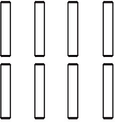 Jamara kinnituspolt 2 × 11 mm ratta kinnitamiseks – 1 tk