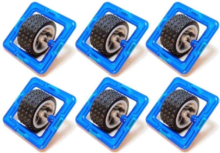 Magformers üherattaline – 6-osaline komplekt