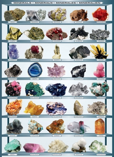 Puzzle Mineraalid 1000 tükki Eurographics