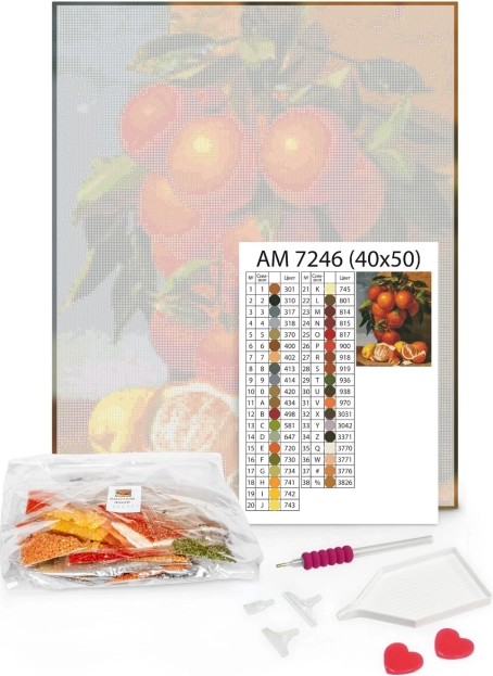 Teemantmosaiik Lained 40×50 – lõuend, kivikesed, 3-ühes aplikaator ja liimid