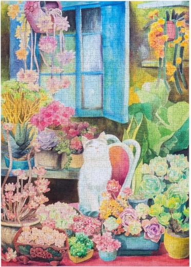 RoboTime puzzle Cat Garden 1000 pieces
