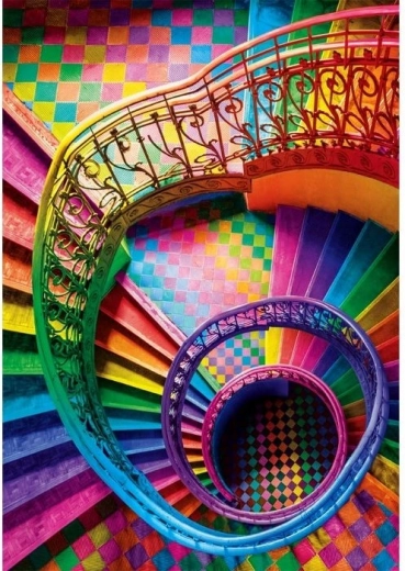 Puzzle CLEMENTONI Colorboom: Trepp 500 tükki
