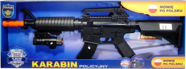 Police Rifle with Polish Voice Module