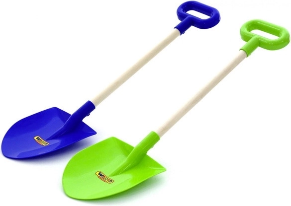 Plastist labidas puidust käepidemega POLESIE 61 cm
