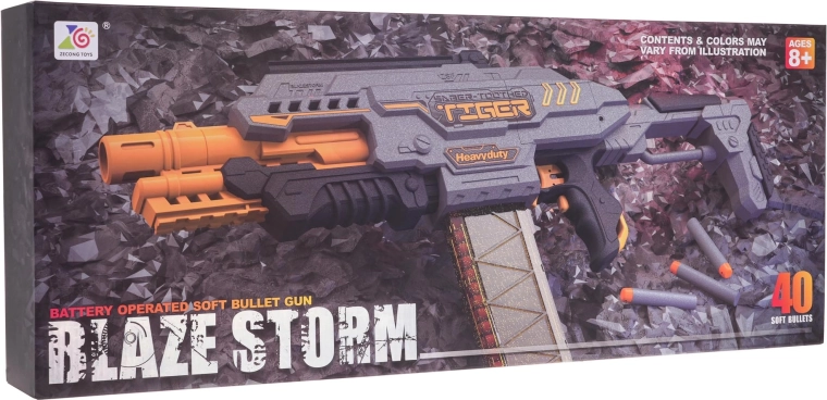 Poolautomaatne vahtnoolepüstol BLAZE STORM – hall
