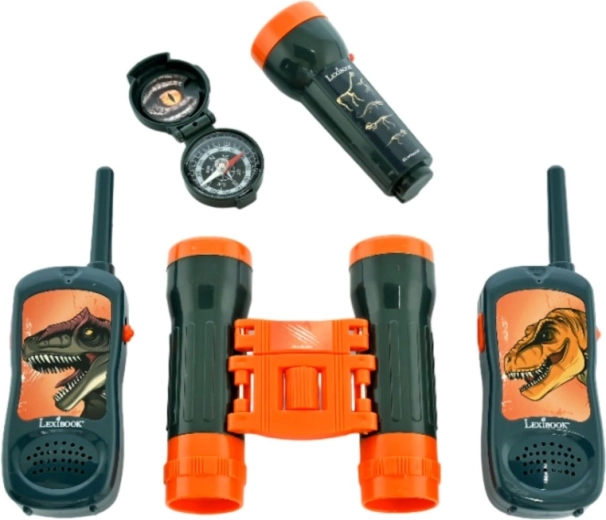 Two walkie-talkies with a range of up to 120 meters