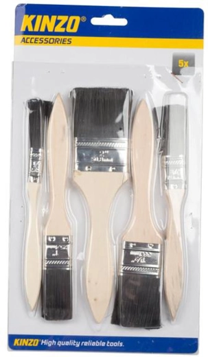 Lamedate pintslite komplekt 5 tk (13–50 mm)