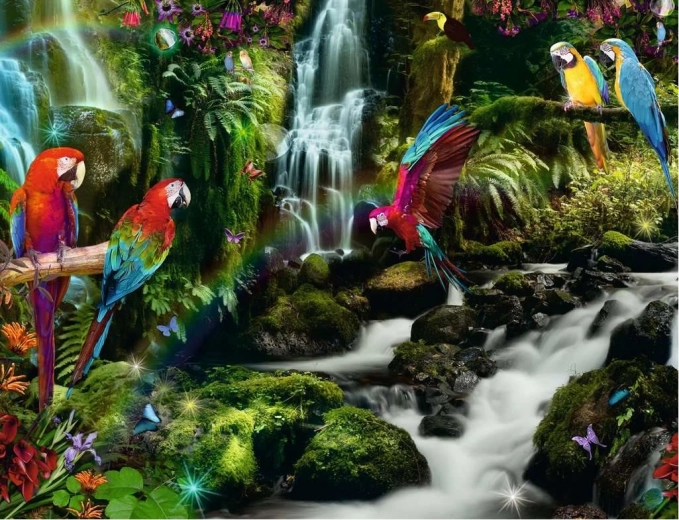 Ravensburger Puzzle Parrots in Paradise 2000 Pieces
