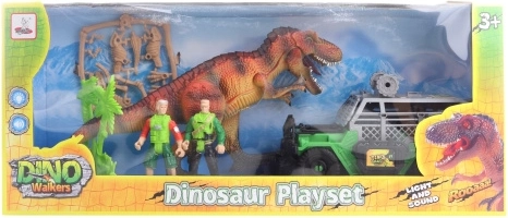 Patareitoitel dinosauruse ja maastikuautoga komplekt
