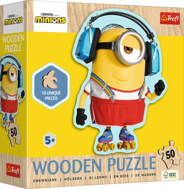 Puidust pusle 50 tükki MINIONID / MINA, KURJAM 4