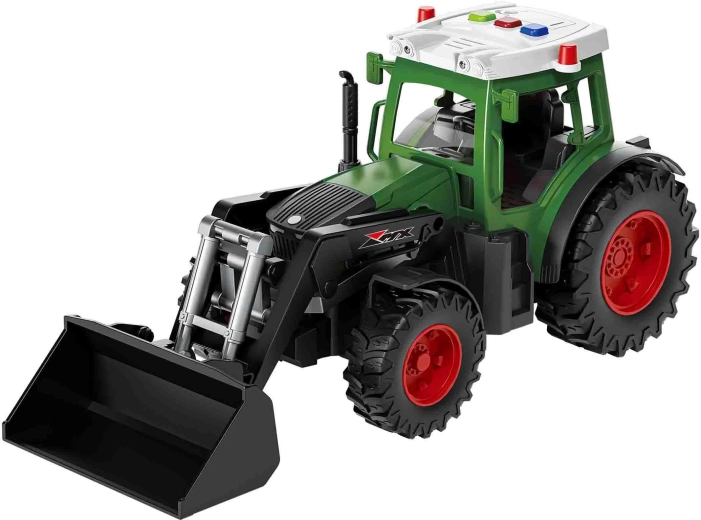 Valgus- ja heliefektidega traktor