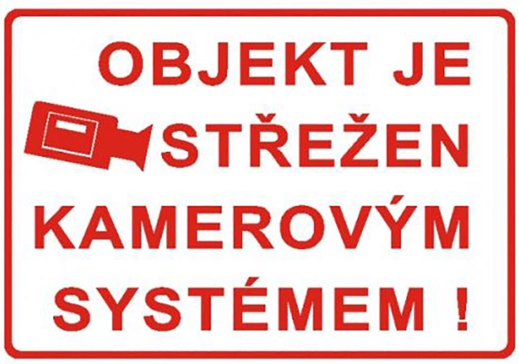 Hoiatussilt – objekt on valvekaamerasüsteemiga jälgitav, A4 plast