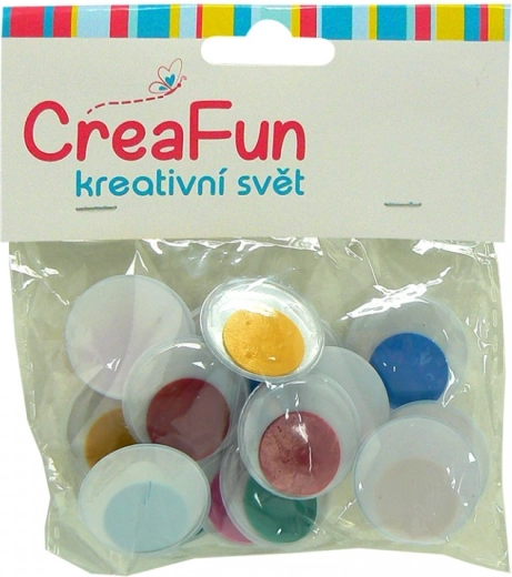 Isekleepuvad liikuvad silmad 25 mm – 15 tk komplekt