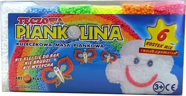 Art And Play foam modeling clay – 6 rainbow colors