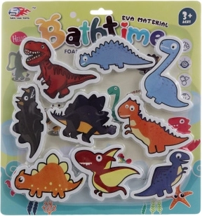 Dinosauruste vannikleebised lastele