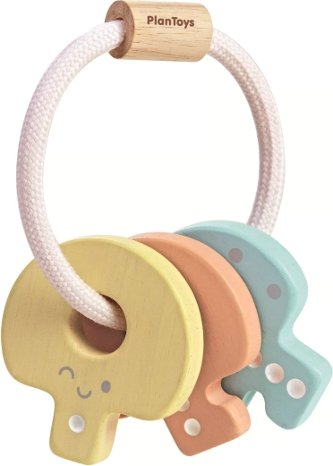 PlanToys wooden rattle with keys
