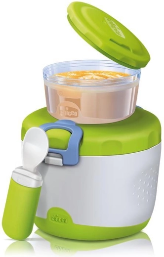 Chicco termotoiduhoidik kausikese ja reisilusikaga 350 ml