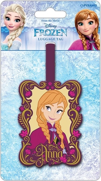 Luggage tag with ANNA from Frozen