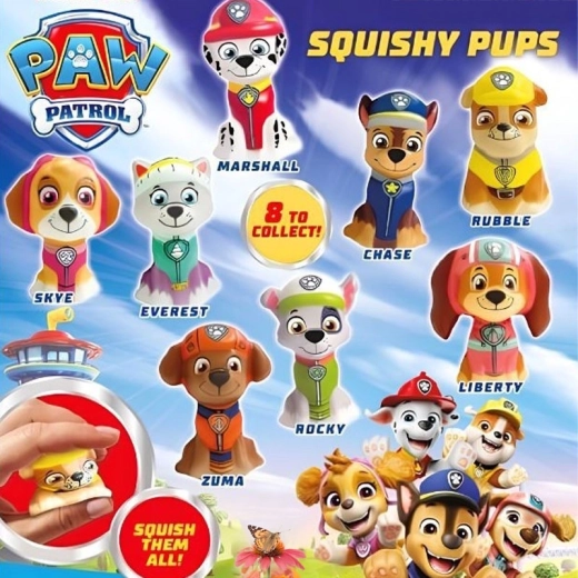 Käpapatrull squishy kapslis – 1 tükk