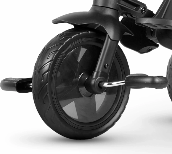 Quiet EVA wheels and stable ride