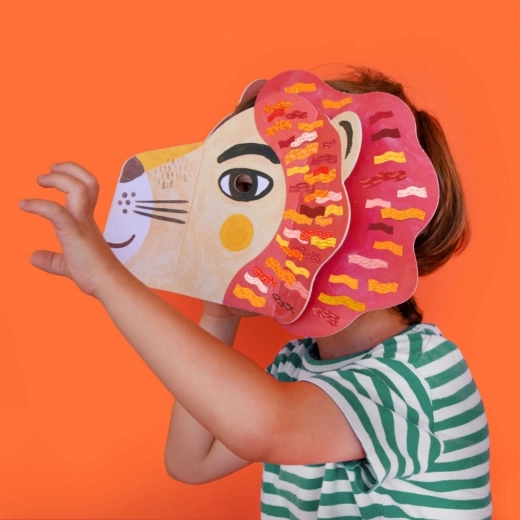 Londji Sticker Mask Be Wild! Lion