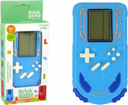Pocket Console Brick Game – Blue