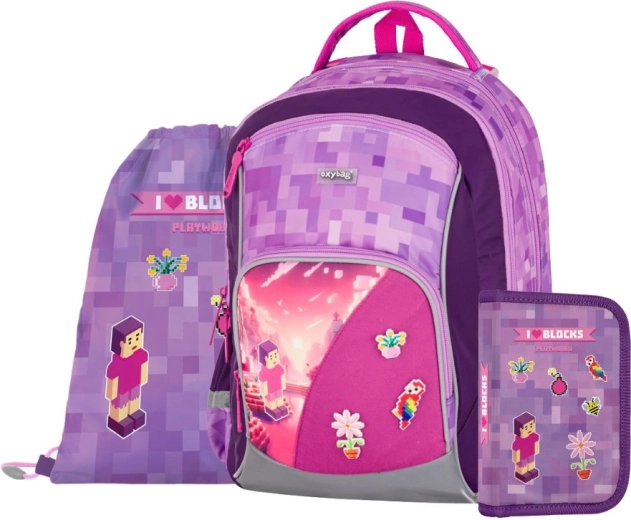 School Set Oxy Go Playworld Girl 3‑piece