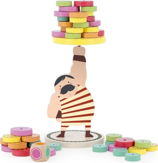 48 wooden weights for long-lasting fun