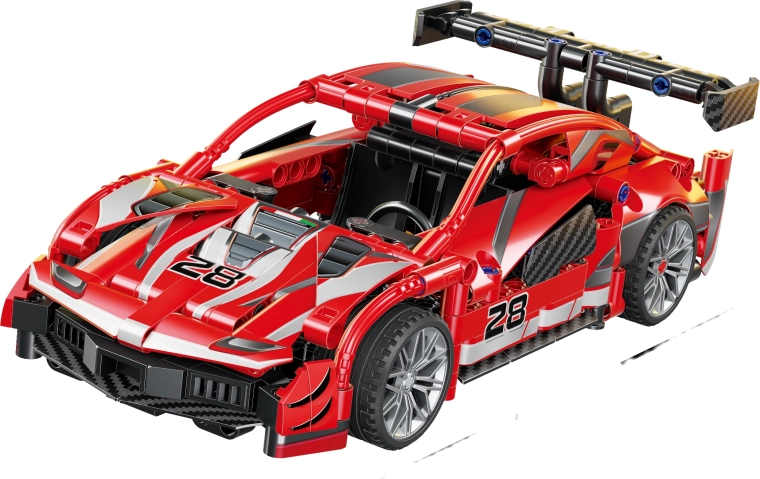 Konstruktor punane auto 23,6 cm