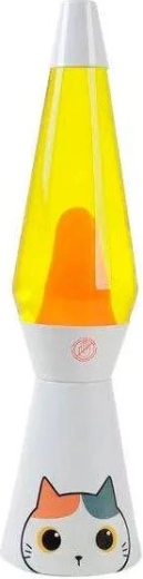 Laavalamp valge kass