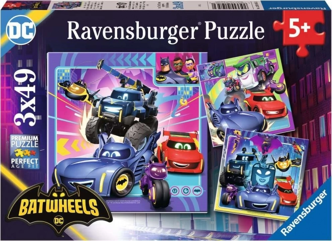Puzzle RAVENSBURGER Batwheels 3×49 tükki