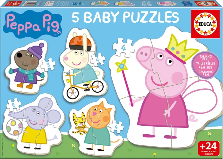 Beebipusle Põrsas PEPPA 5in1 (3–5 tükki)