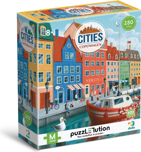 Puzzle DODO Cities: Copenhagen 250 pieces