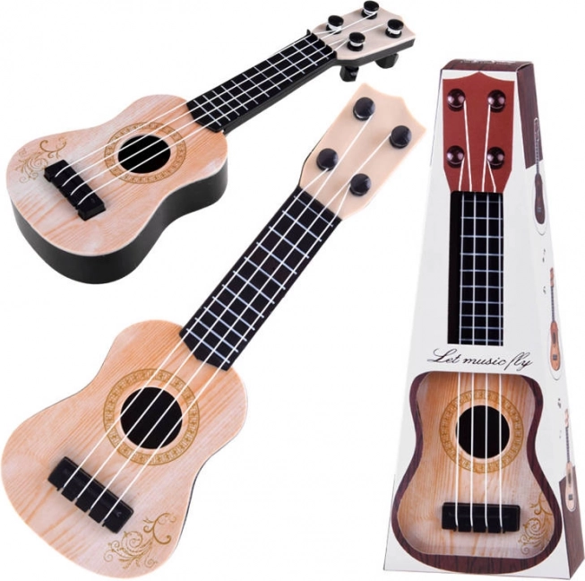 Mini-ukulele lastele 25 cm – Kreemjas