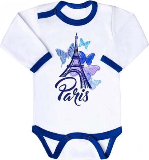Beebi pikkade varrukatega bodi New Baby Towns sinine, suurus 86 (12–18 kuud)