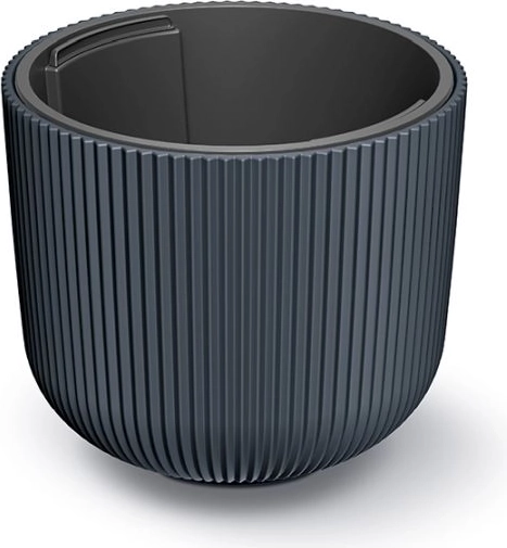 Planter with self-watering insert 29.8 cm anthracite