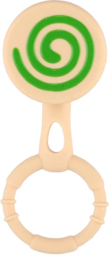 Lightweight rattle with a gentle sound