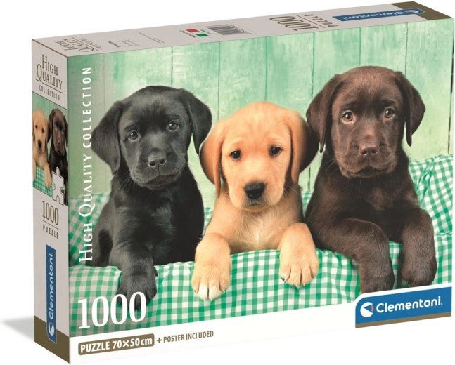 Pusle 1000 Clementoni – kolm labradori HQC
