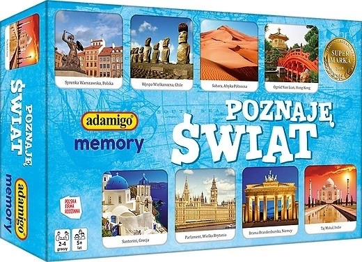 Exploring the World - Educational Memory Game by Adamigo
