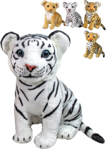 Plüüsist safaribeebi 31 cm (tiiger või leopard) – 1 tk