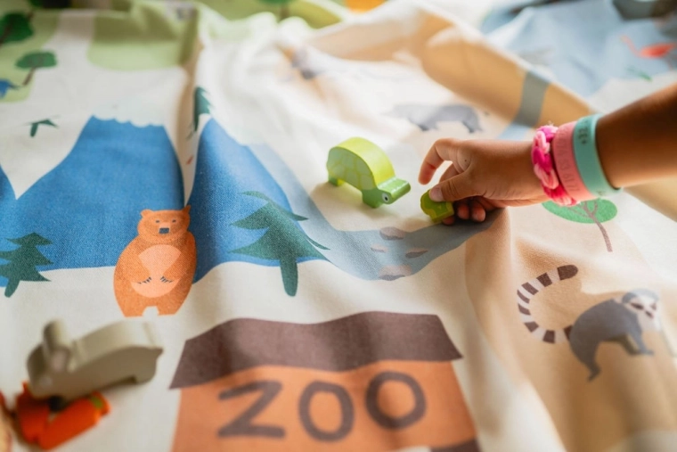 Large play area with ZOO motif