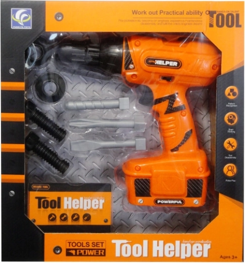 Children's cordless drill with accessories