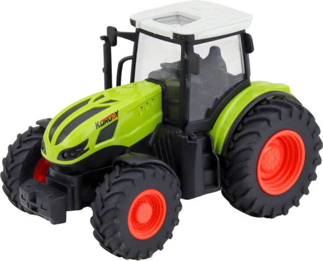 LED lights and rubber wheels